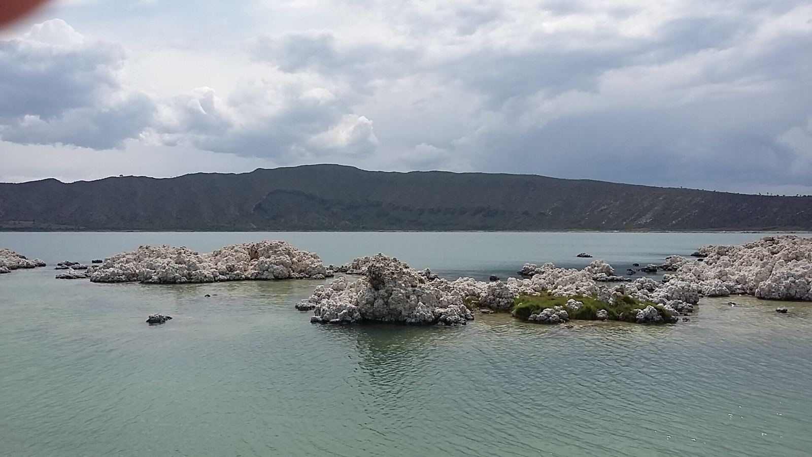 Stromatolite islands on Alchichica