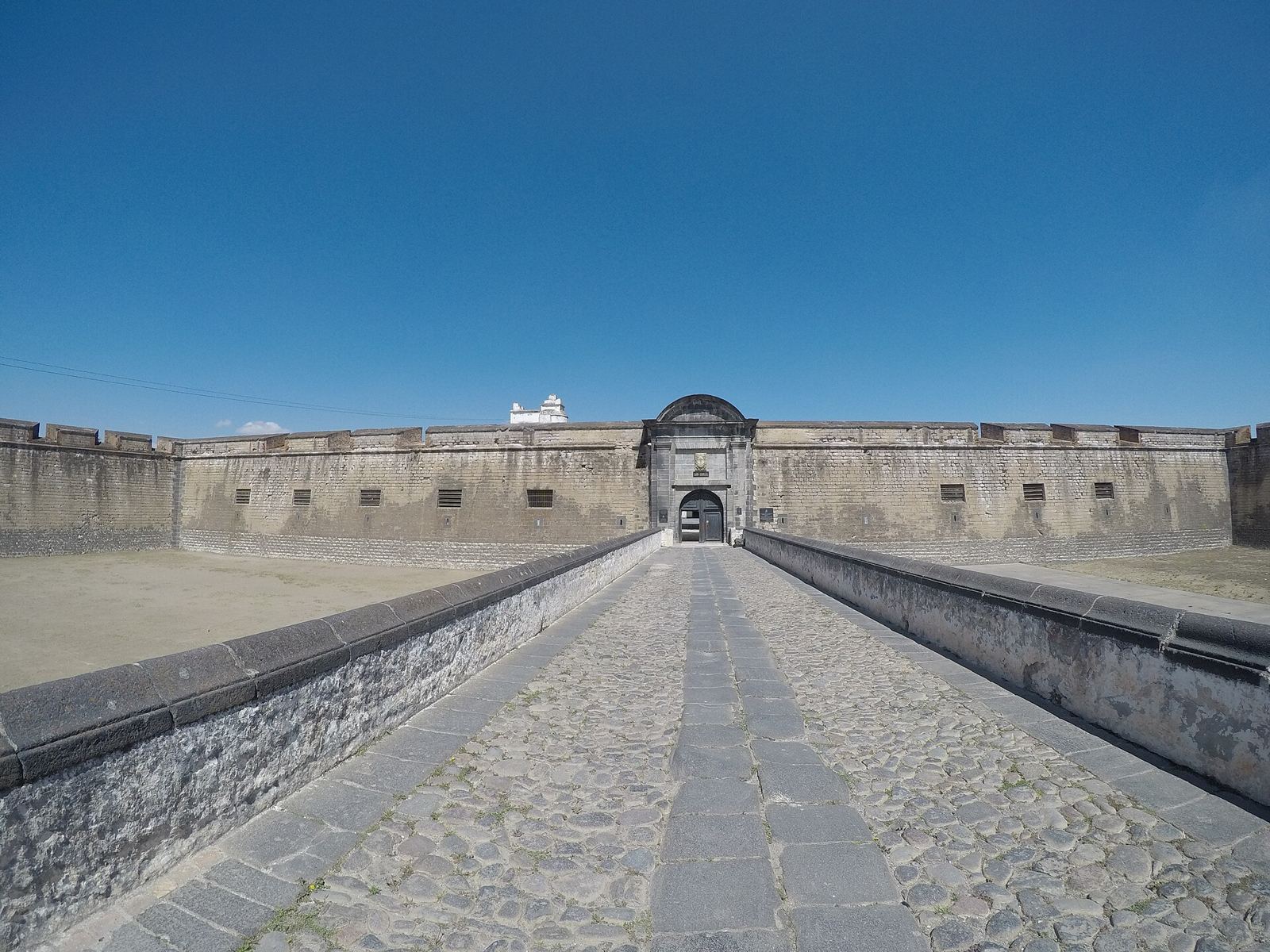 The bridge to the main gate