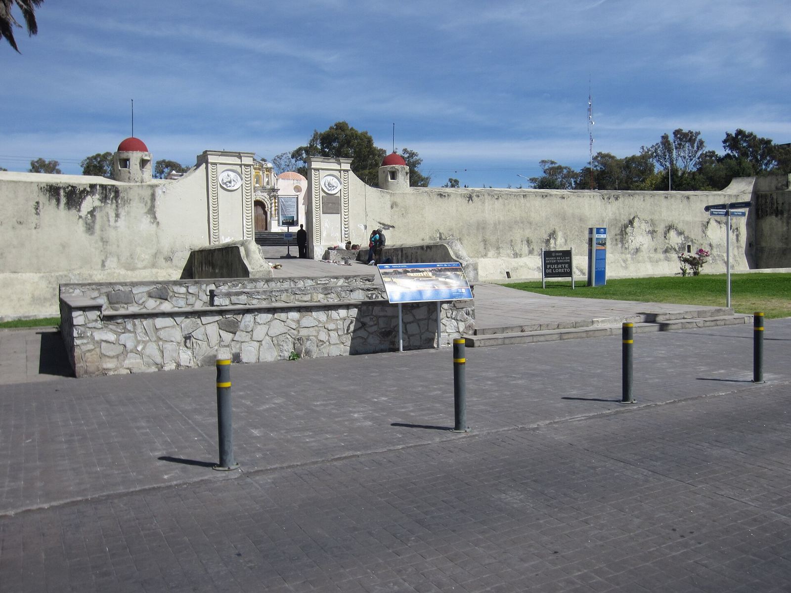 The gate of Fuerte de Loreto, Puebla
