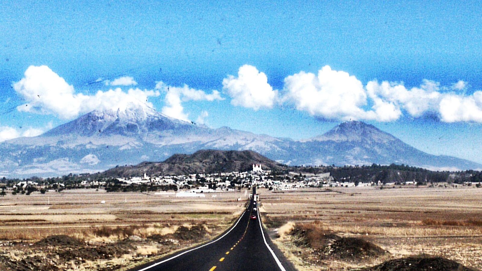Orizaba from the road at Aljojuca