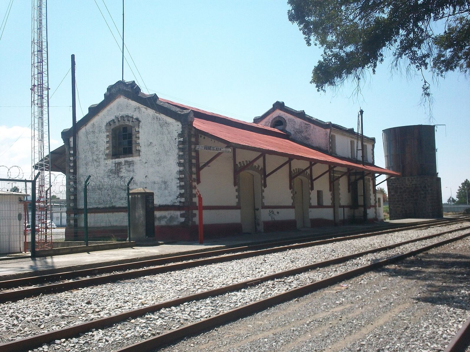 Perote's railway station